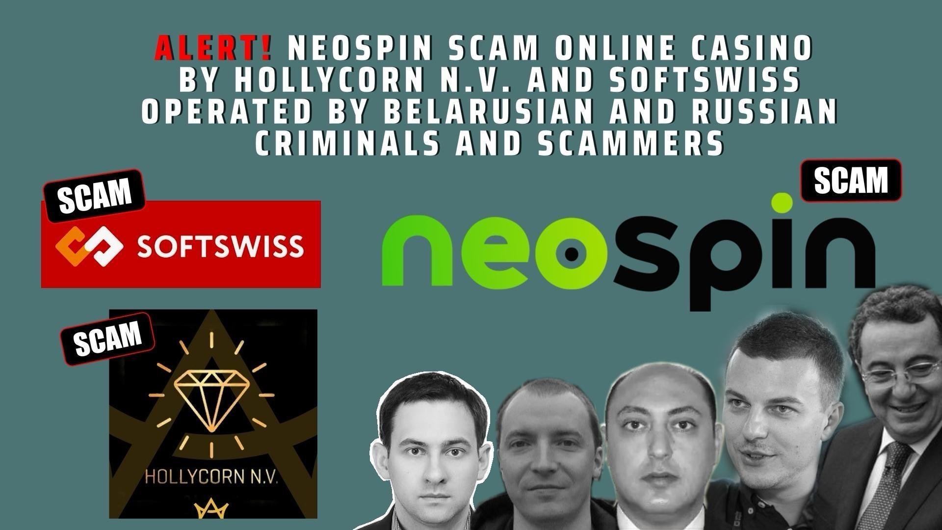 Fraud alert - Cybercrime Neospin Casino scam online casino