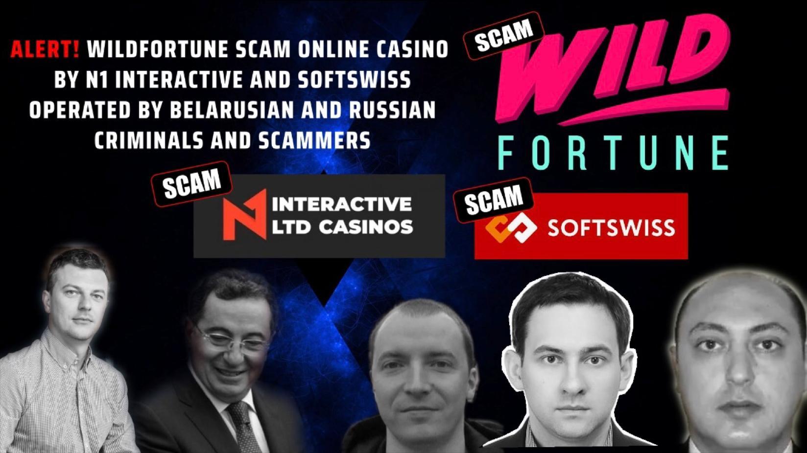 Wild Fortune online casino scam